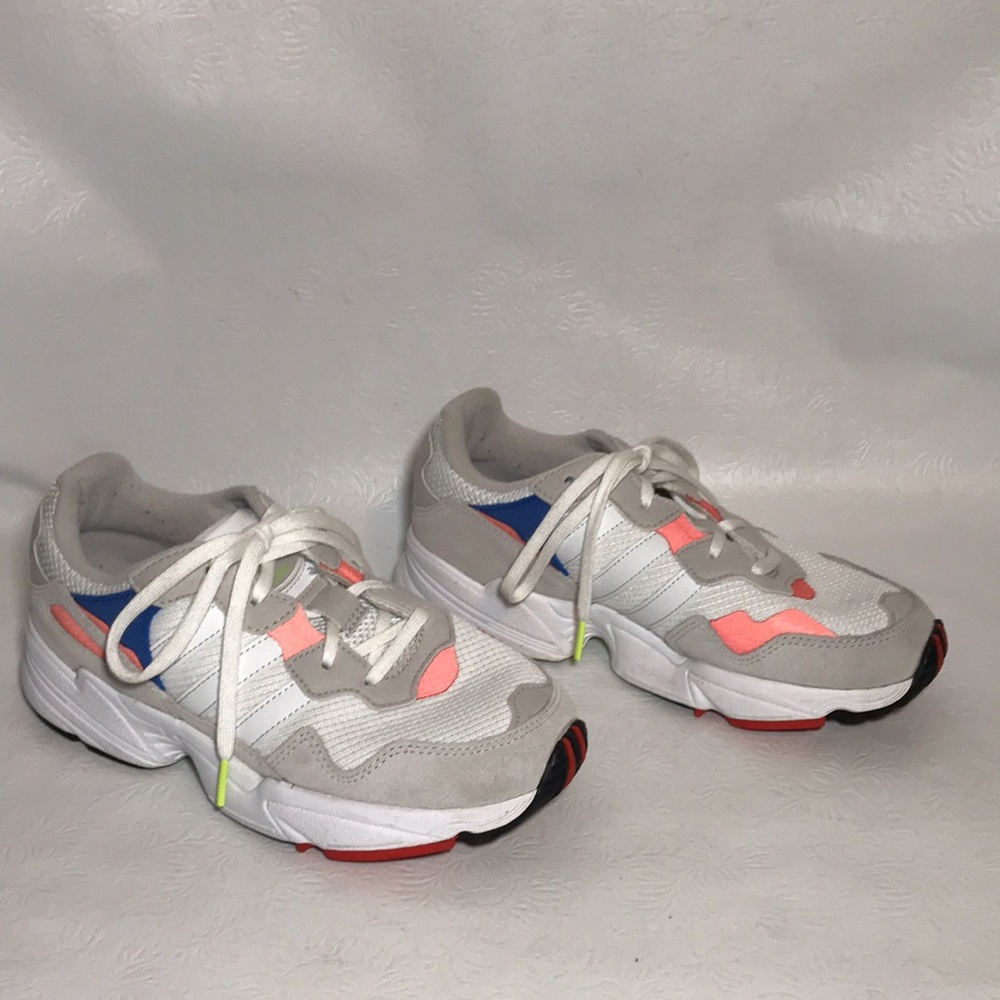 Adidas Yung-96 Big Kid Lace Up Sneakers Tennis Shoes Size 5